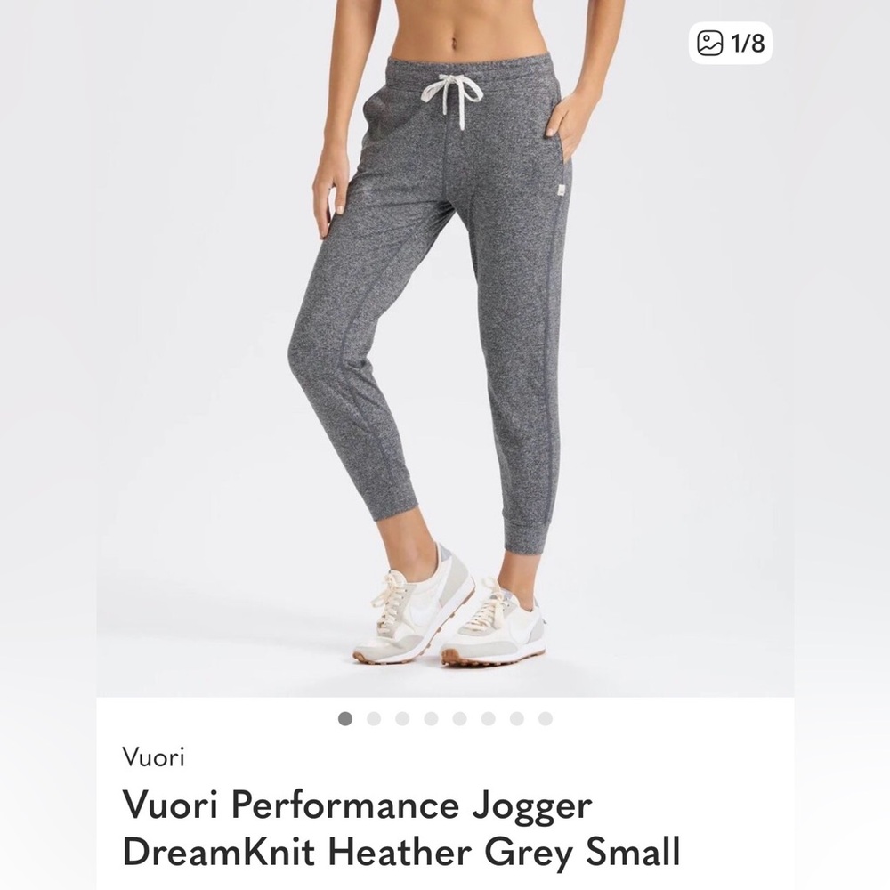Vuori DreamKnit Jogger in Heather Gray